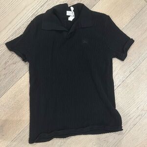 Alo Yoga Open Knit Mesh Polo